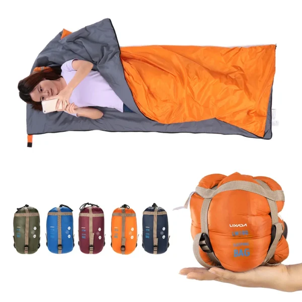 Sac de Couchage Ultra-Léger avec Système de Compression – Image 2