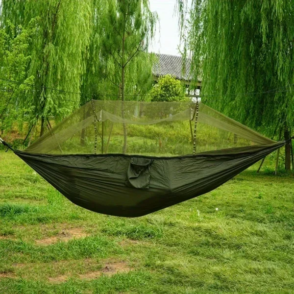 Hamac de Camping Parachute – Nylon 210T (260x140cm) – Image 4
