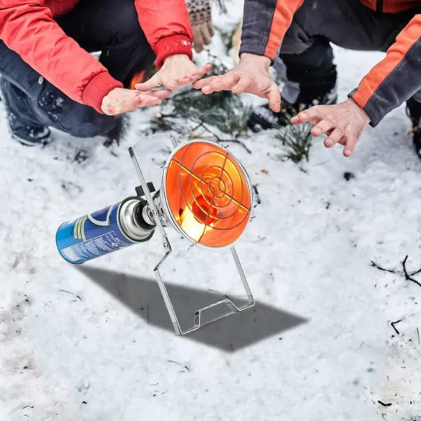 Chauffage Gaz Portable - 1000W - Acier Inoxydable – Image 2
