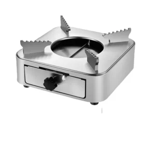 Réchaud à Alcool Camping - Compact 18.5x18.5x8.5cm