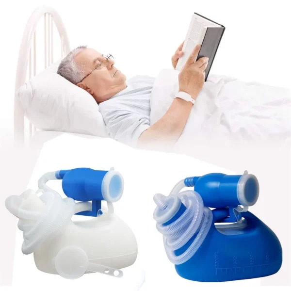Urinoir Portable 2 en 1 - 2000ml avec Tube 114cm – Image 2