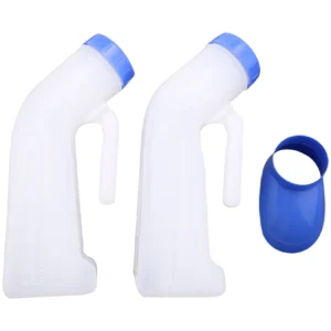 Urinoir Portable – 1000ml (Blanc + Bleu)