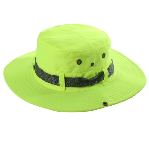Chapeau Seau Fluorescent UV Unisexe - Coton - 56-58cm – Image 5
