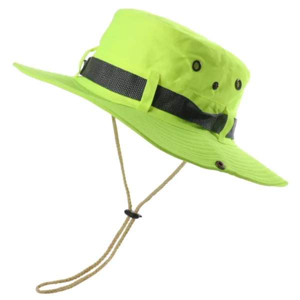 Chapeau Seau Fluorescent UV Unisexe - Coton - 56-58cm – Image 2