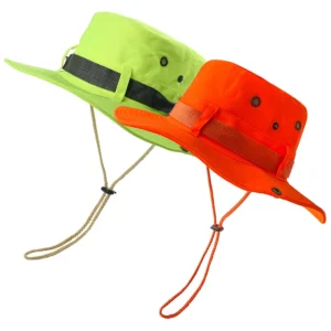 Chapeau Seau Fluorescent UV Unisexe - Coton - 56-58cm