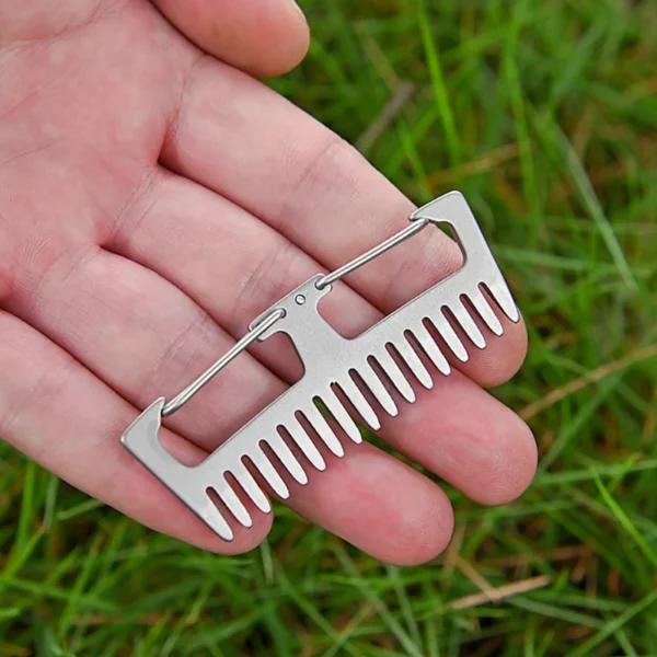 Peigne Porte-Clés Titane – 67mm, 9g – Image 5