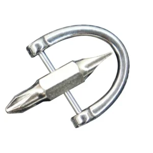 Tournevis Porte-Clés – Acier Chrome