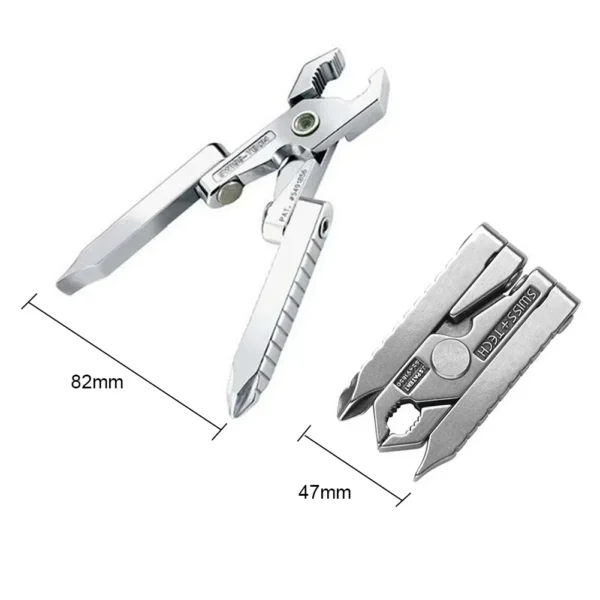Mini Pince Multifonction – Acier Inox 420, 82mm, 53g – Image 8