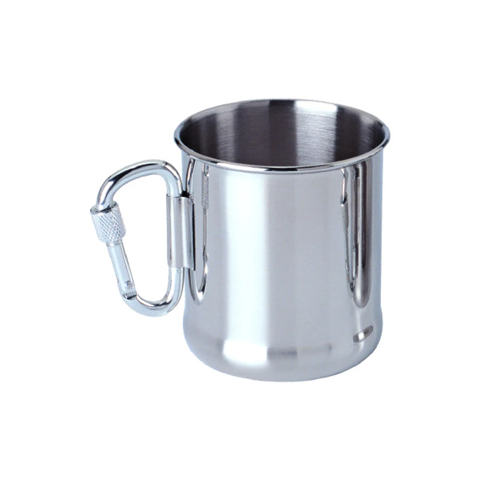 Tasse acier inox pliable 250/500ml poignée mousqueton – Image 8