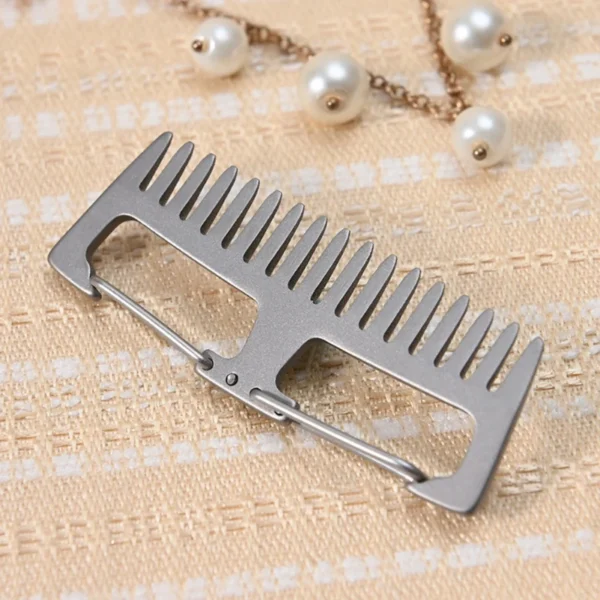 Peigne Porte-Clés Titane – 67mm, 9g – Image 7