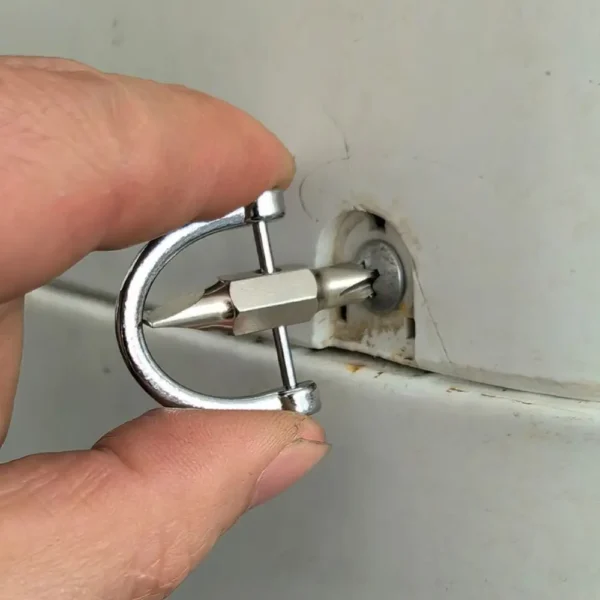 Tournevis Porte-Clés – Acier Chrome – Image 2