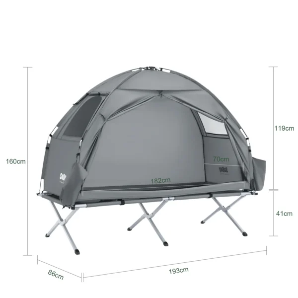 Tente avec Lit de Camp - Capacité 114kg – Image 8