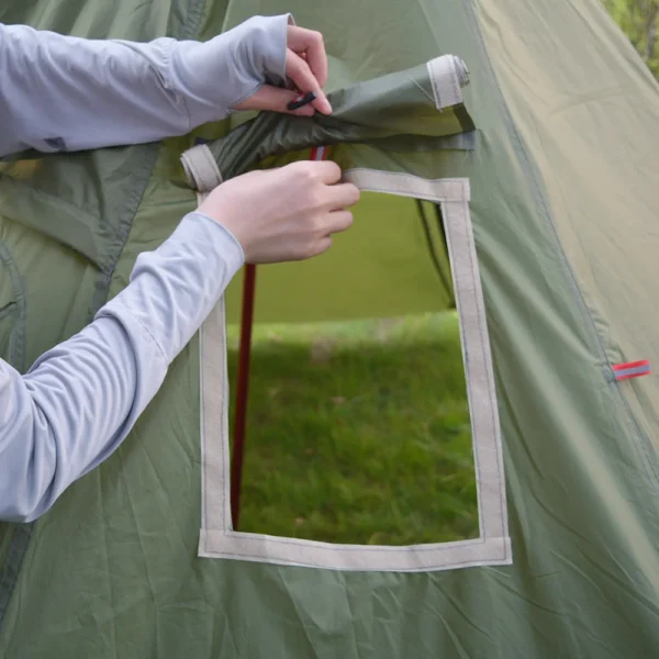 Tente Teepee Pyramide Ultralégère 3-4 Personnes – Image 4
