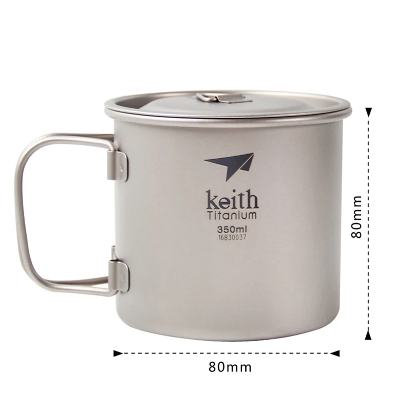 Tasse titane 350ml ultralégère Keith Ti3240 – Image 7
