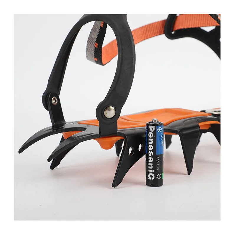 Crampons Alpinisme Acier Manganèse 12 Pointes Réglables – Image 7