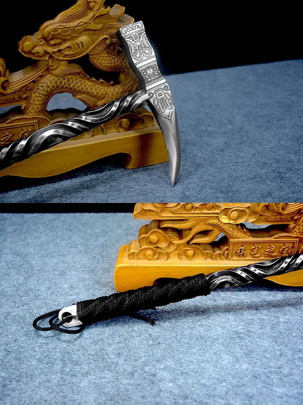 Marteau artisanal inox – Design chinois et robustesse – Image 10