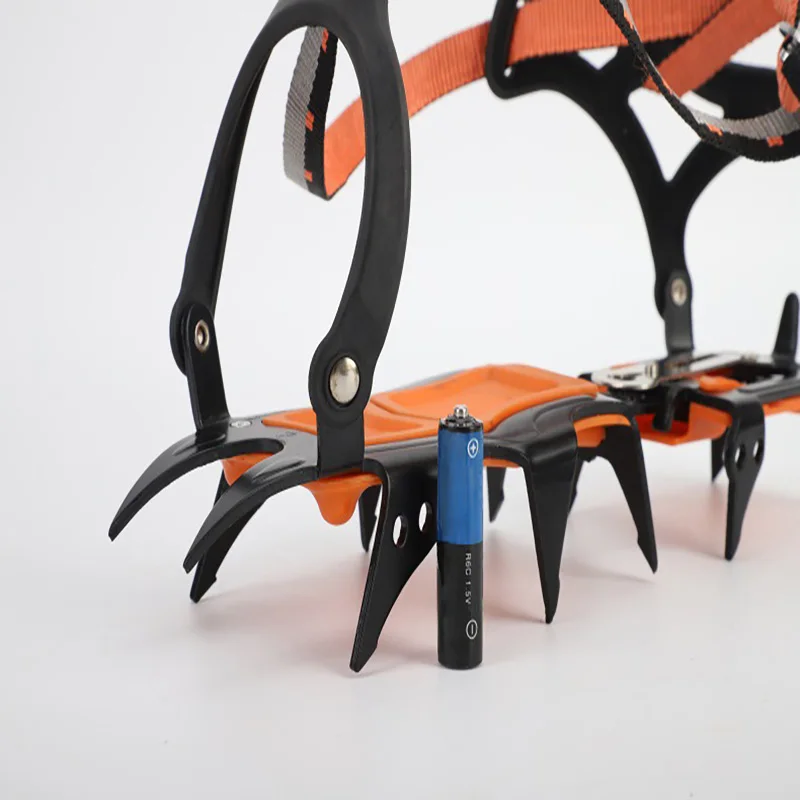 Crampons Alpinisme Acier Manganèse 12 Pointes Réglables – Image 14