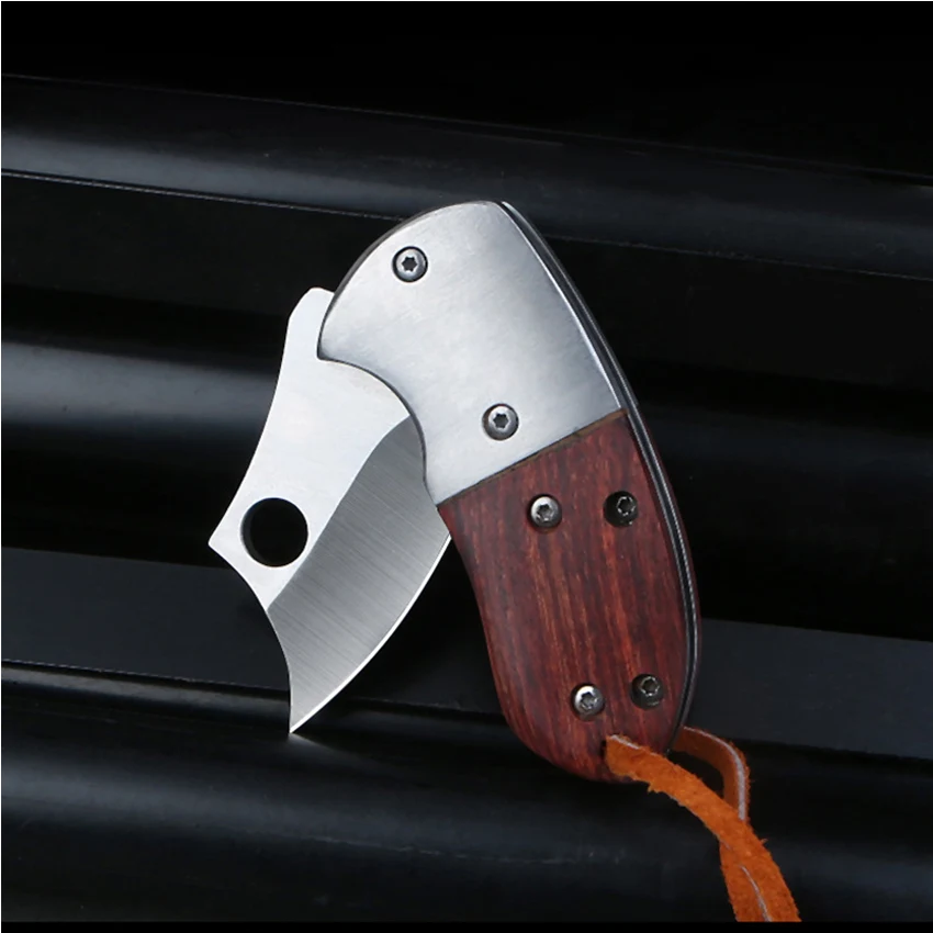 Couteau pliant miniature bois – porte-clés discret et durable – Image 7
