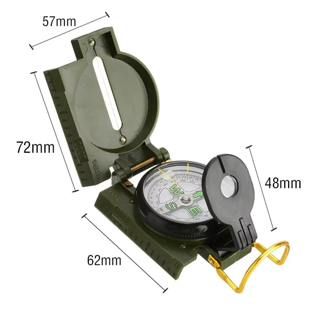 Boussole militaire pliable avec loupe de visée – Image 5