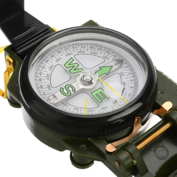 Boussole militaire pliable avec loupe de visée – Image 4