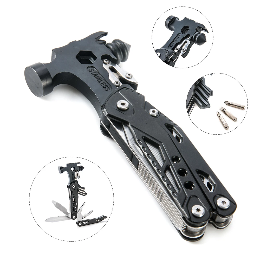 Marteau multifonction d’urgence – Brise-vitre compact