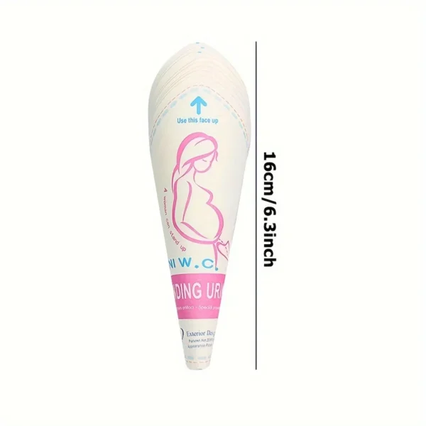 Urinoir Féminin Jetable Pliable Camping Randonnée 16cm – Image 2