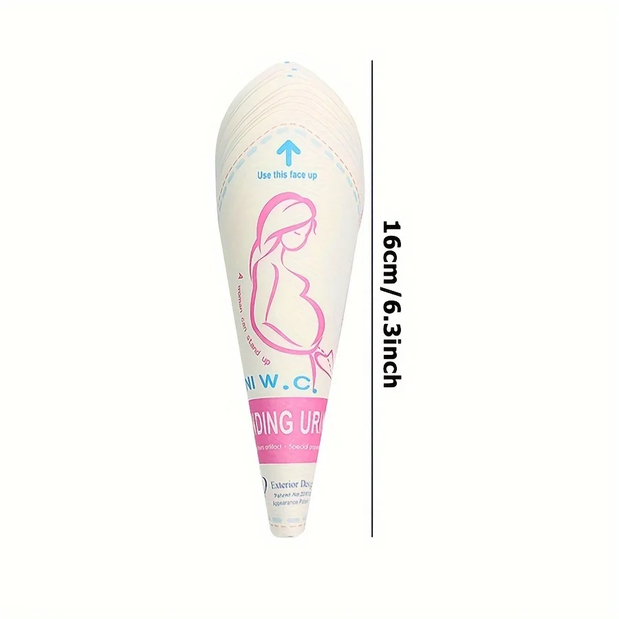 Urinoir Féminin Jetable Pliable Camping Randonnée 16cm – Image 2