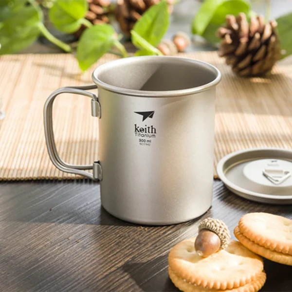 Tasse titane 350ml ultralégère Keith Ti3240