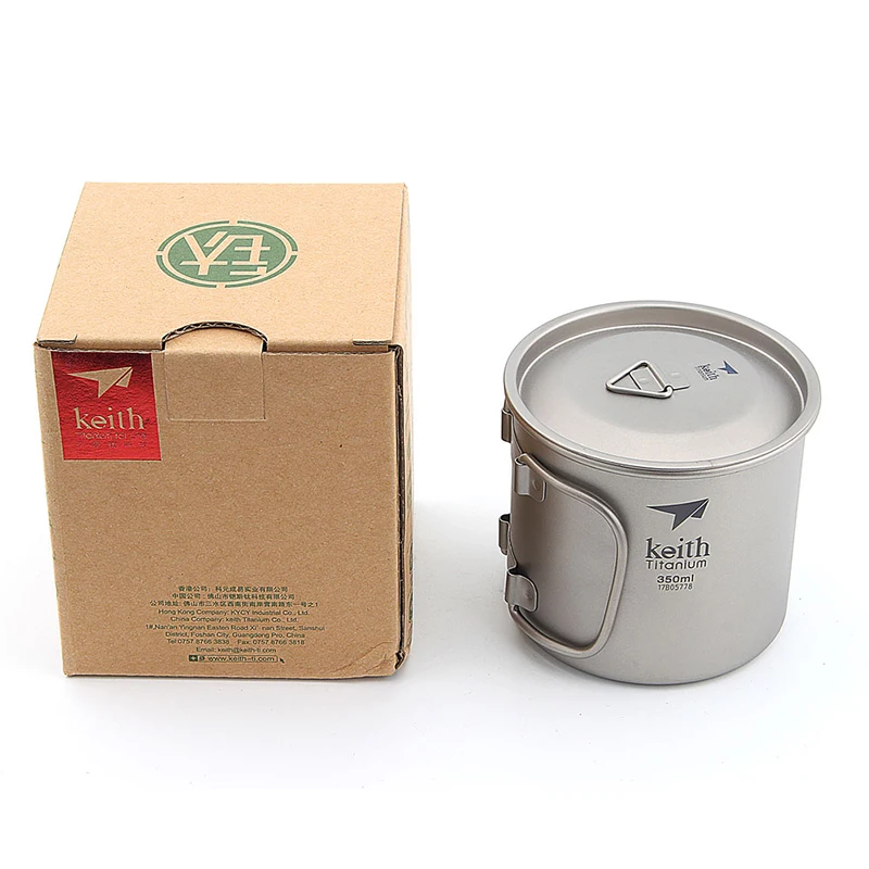 Tasse titane 350ml ultralégère Keith Ti3240 – Image 6