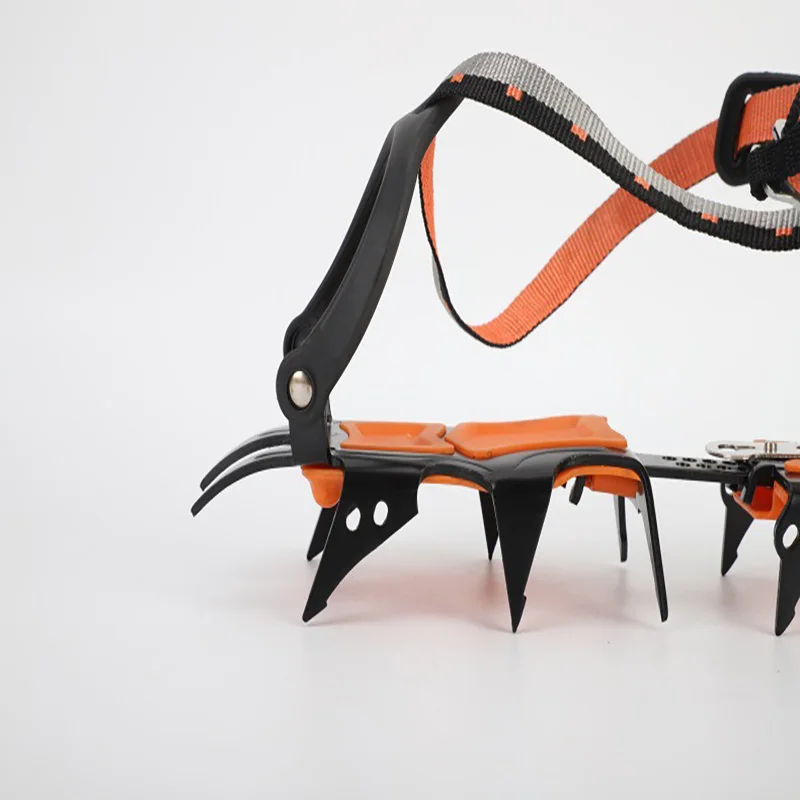 Crampons Alpinisme Acier Manganèse 12 Pointes Réglables – Image 6