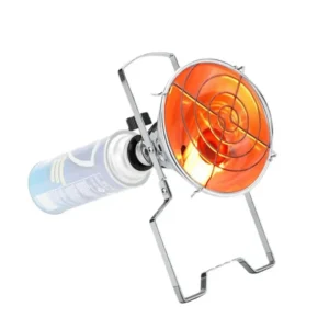 Chauffage portable à gaz inox 1000W – Allumage piézo