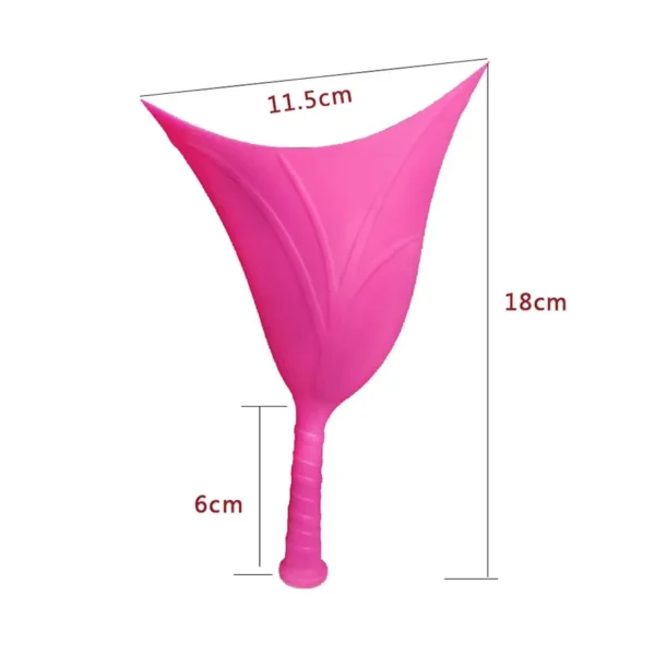 Urinoir Féminin Silicone Réutilisable Camping Voyage – Image 4