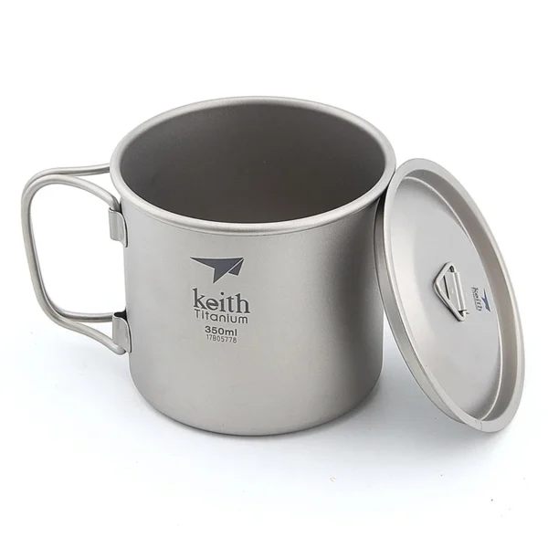 Tasse titane 350ml ultralégère Keith Ti3240 – Image 3