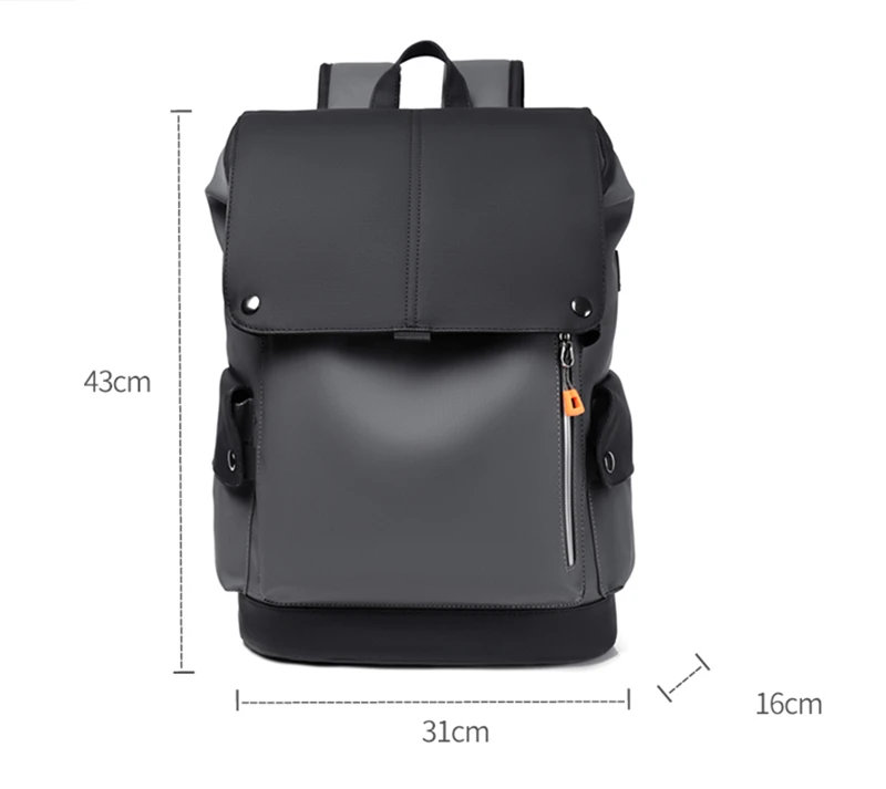 Sac à dos urbain étanche – USB intégré – 15,6 pouces – Image 11
