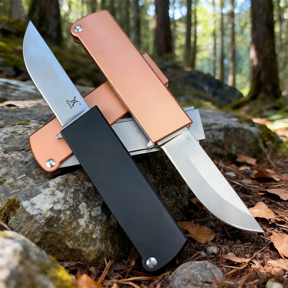 Couteau fixe D2 survie – Compact, robuste, bushcraft – Image 3