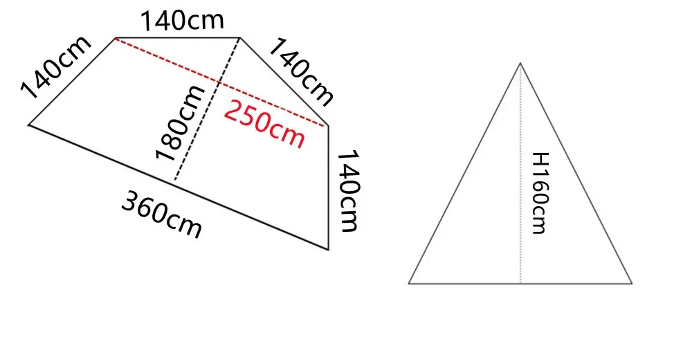 Tente pyramidale 4 saisons – Ultra légère et sans armature – Image 8