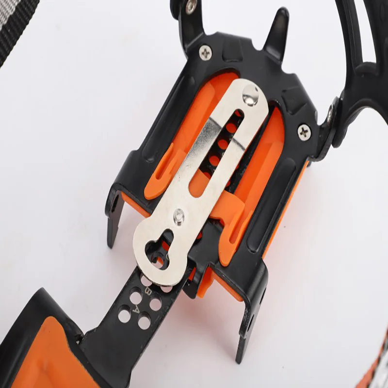 Crampons Alpinisme Acier Manganèse 12 Pointes Réglables – Image 5