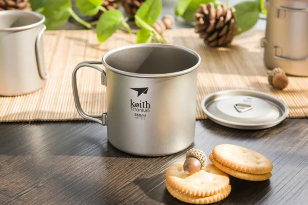 Tasse titane 350ml ultralégère Keith Ti3240 – Image 8