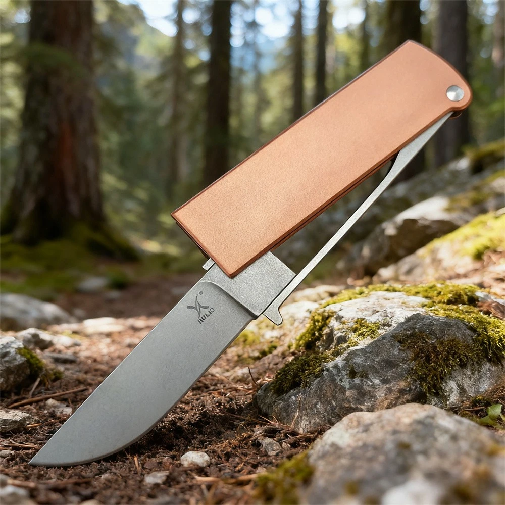 Couteau fixe D2 survie – Compact, robuste, bushcraft – Image 8