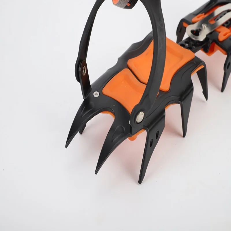 Crampons Alpinisme Acier Manganèse 12 Pointes Réglables – Image 4
