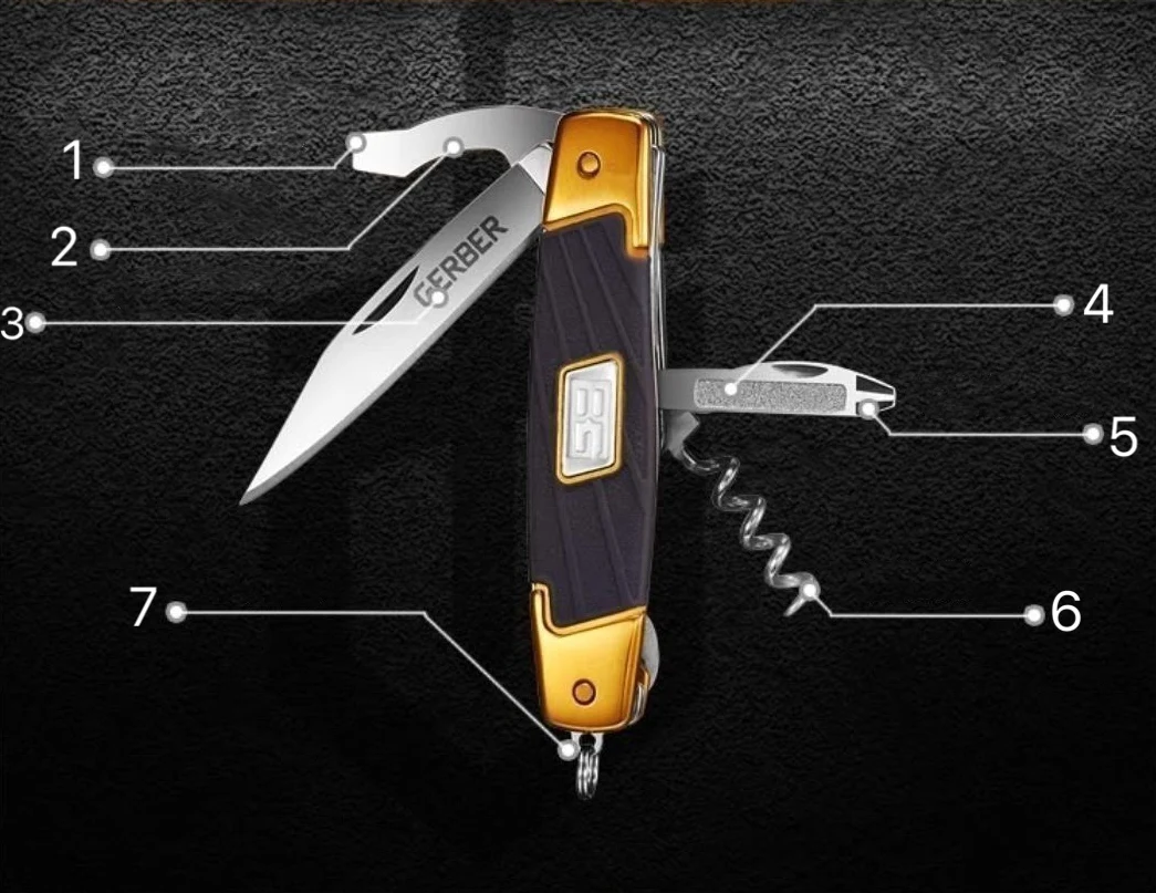 Couteau pliant 5Cr15Mov 16,5 cm – Compact et robuste – Image 8