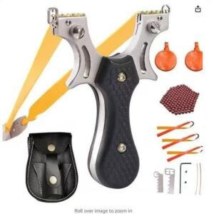 Fronde de chasse en acier inoxydable – Puissance et précision