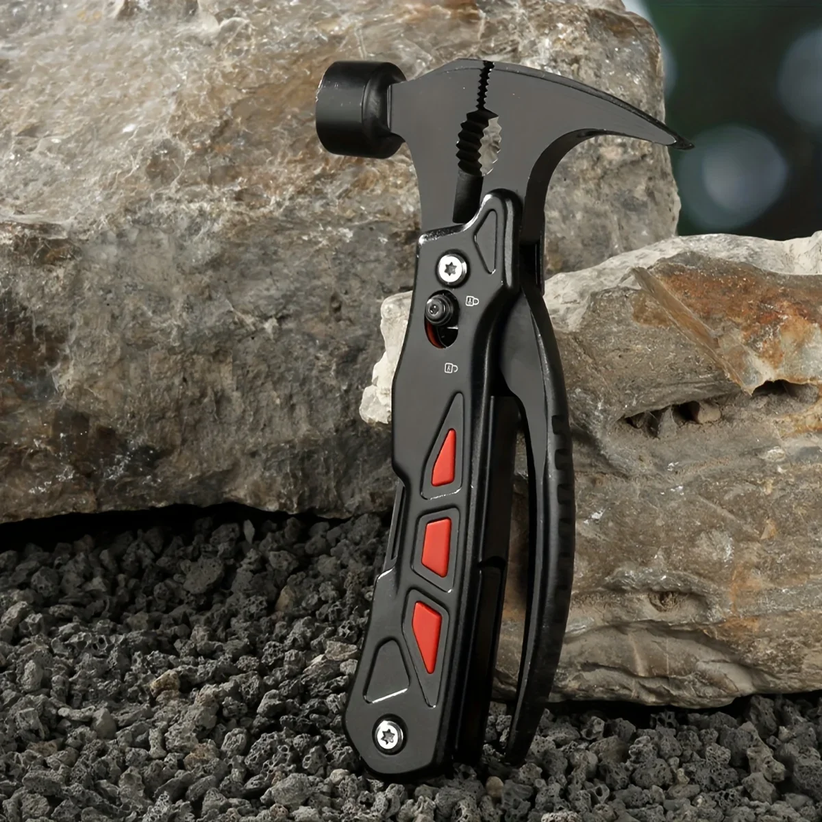 Multitool aluminium acier inox – Outil compact outdoor 13,8 cm – Image 3