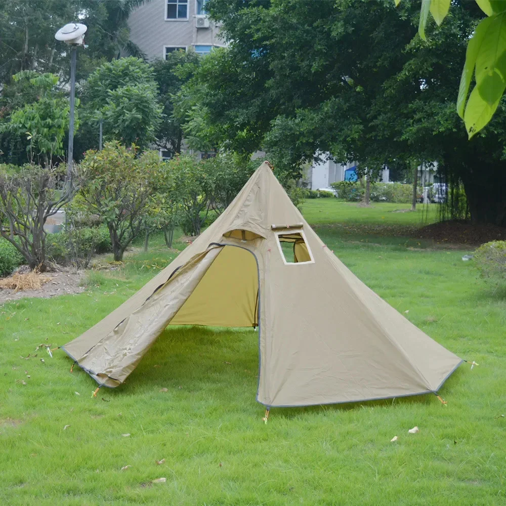 Tente pyramidale ultralégère 1–2 pers avec sortie poêle – Image 11