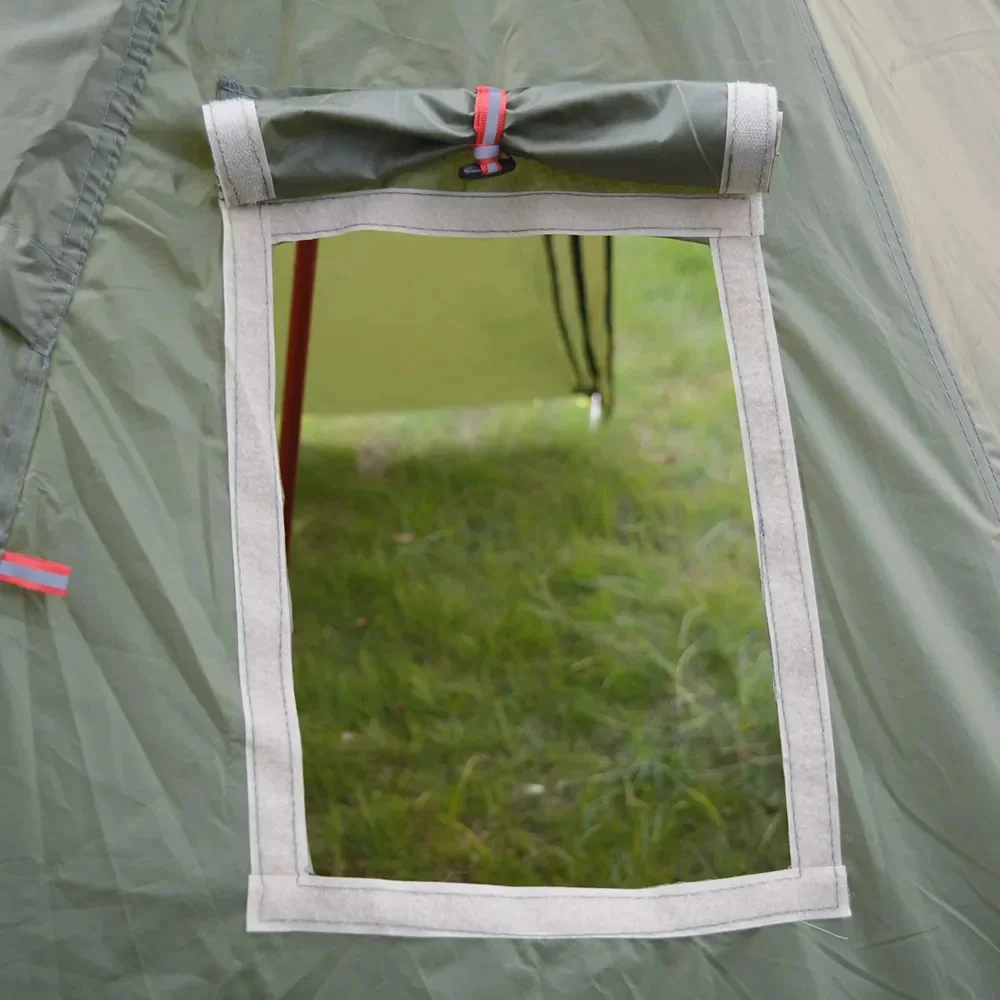 Tente pyramidale ultralégère 1–2 pers avec sortie poêle – Image 18