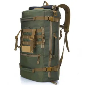 Sac à dos tactique militaire 60 L – Étanche & robuste