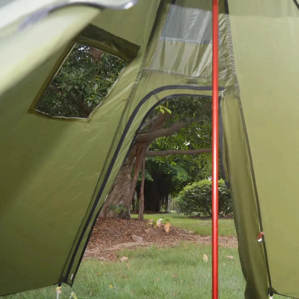 Tente pyramidale ultralégère 1–2 pers avec sortie poêle – Image 19