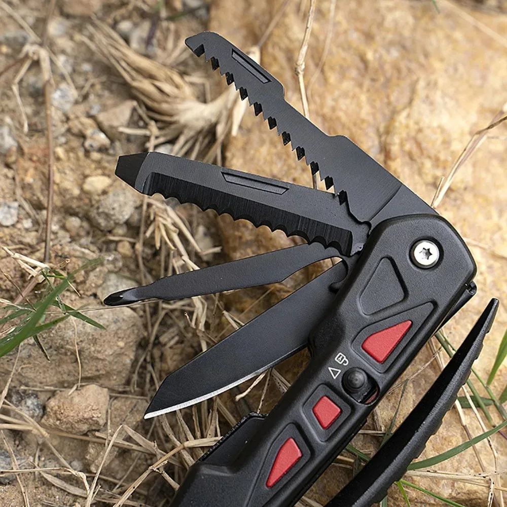 Multitool aluminium acier inox – Outil compact outdoor 13,8 cm – Image 11