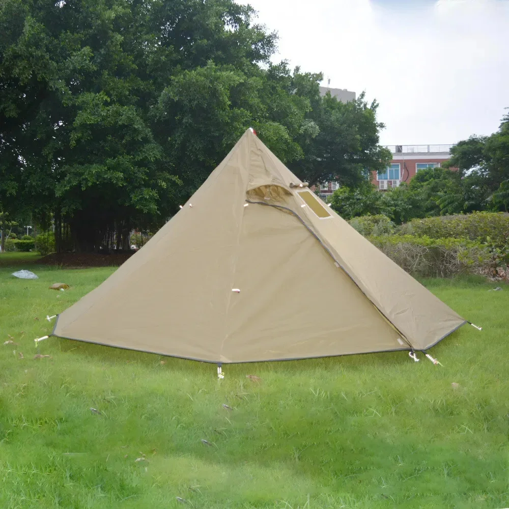 Tente pyramidale ultralégère 1–2 pers avec sortie poêle – Image 10