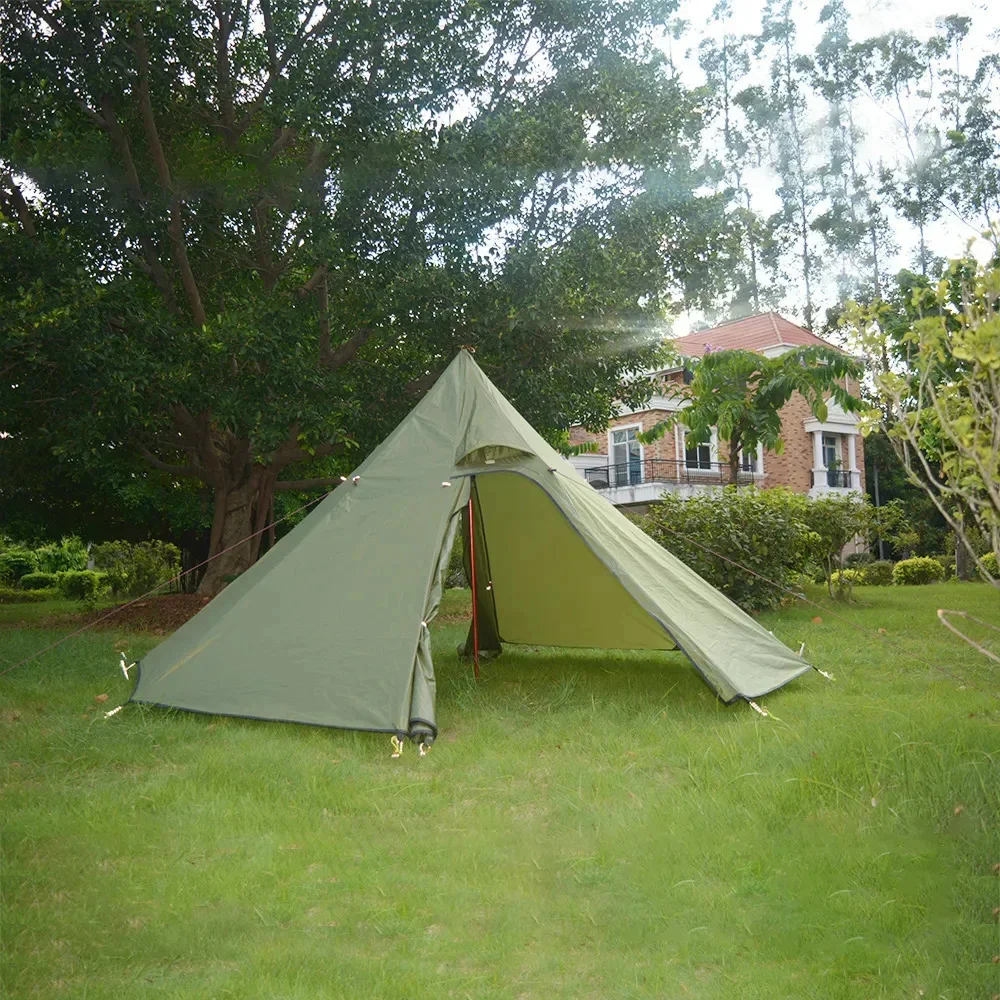 Tente pyramidale ultralégère 1–2 pers avec sortie poêle – Image 15